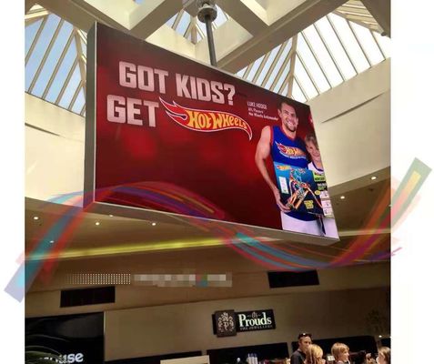 Supermarket Stadionu Wewnętrznego Pełnokolorowy P5 Stała Instalacja Duży billboard LED do reklamy