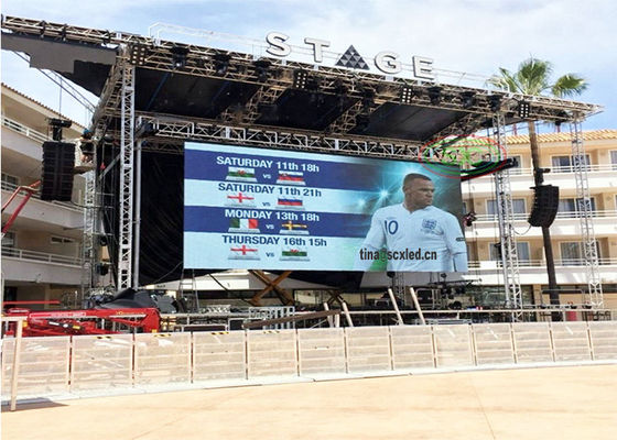 Wynajem w pomieszczeniach P3.91 Full Color LED Video Wall Screen for Stage Background