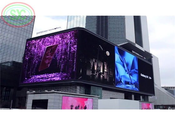 Ekran zewnętrzny P10 LED do reklamy w mediach