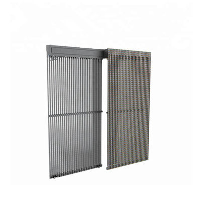 Dobra cena P15.625 P31.25 6000cd / m2 Przezroczysty ekran LED 340w / m2 Wyświetlacz kurtyny LED CCC w Internecie