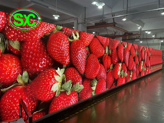 Ekran reklamowy P10 zasłona LED wyświetlacz pełnobarwny zewnętrzny wodoodporny IP65 SMD