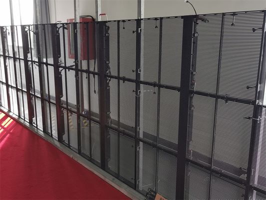 Wysokiej jasności przezroczysty panel LED, pełnobarwne znaki SMD2121