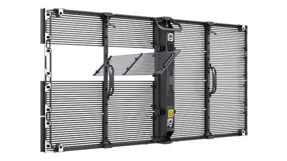 Pełnokolorowy P3.91mm-7.82mm Przejrzysty panel ekranu LED Wysoka jasność