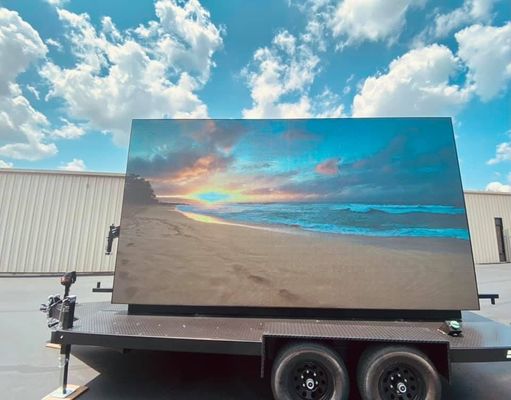 Zewnętrzny pełnokolorowy wysokiej jasności Duży ekran LED P5 640*640mm Stały billboard reklamowy LED