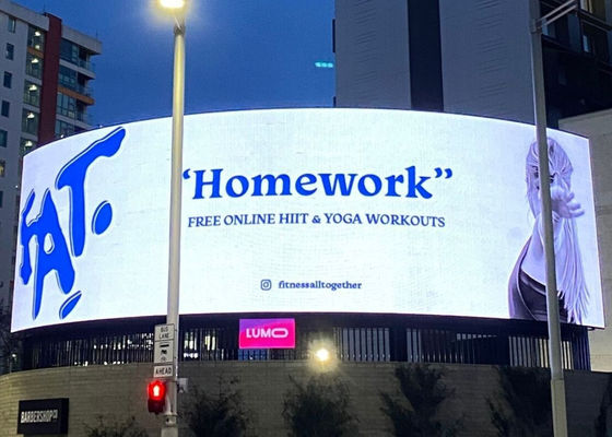 Dobra cena Ekrany reklamowe zewnętrzne w pełnym kolorze P4.81 Wysoki współczynnik odświeżania w Internecie