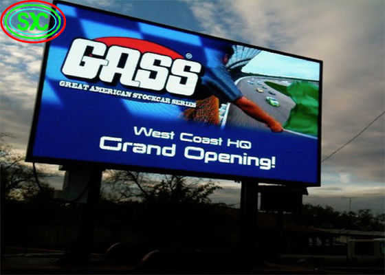 P10 Wydział zewnętrzny LED Billboard 10mm Pitch 5000cd/M2 Jasność