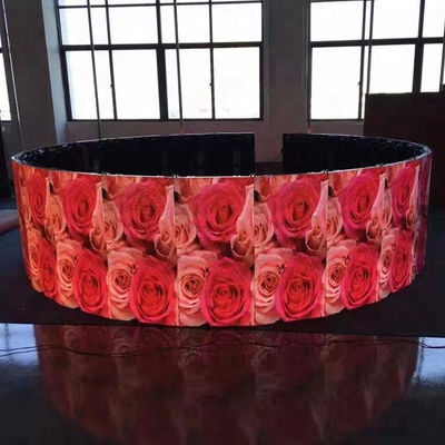 3.91mm Full Color Cylinder LED Display Ekran zewnętrzny kolumny