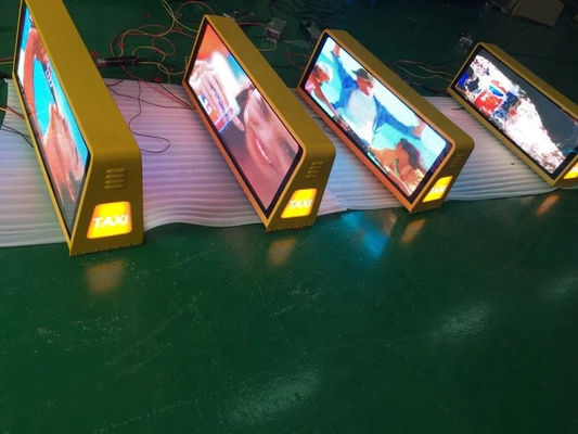 Podwójny bok P5 Reklamy LED Display Samochodowy dach znak Taksówka Top LED Display
