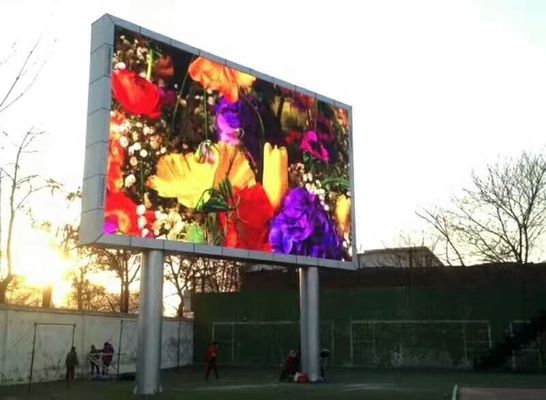 SCX LED IP65 Wysoka jasność P10 SMD Stały zewnętrzny pełnokolorowy wyświetlacz reklamowy LED dla wymagań reklamowych zewnętrznych
