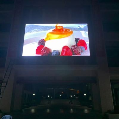Lekkie i zewnętrzne pełnokolorowe wyświetlacze LED P10 do reklam i wydarzeń o prostej strukturze i wysokiej jasności