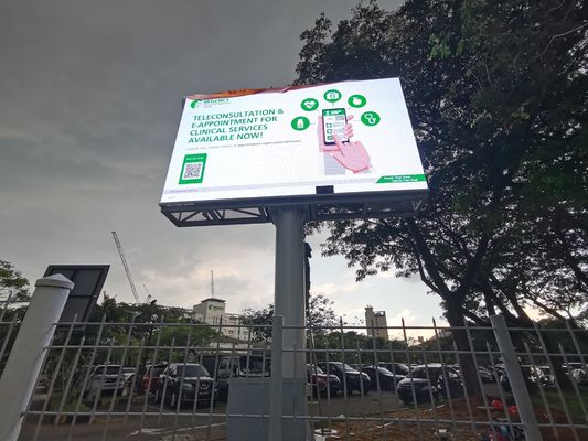 Zewnętrzny wodoodporny P8 Naprawiono reklamowy ekran wideo Wyświetlacz LED SMD Billboard Reklama poza domem