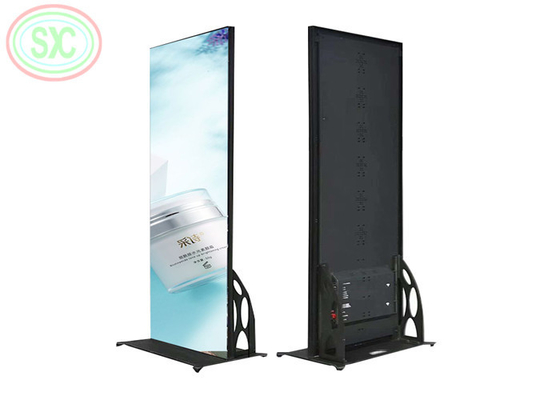 4k bezszwodowy poster stojący na podłodze w pomieszczeniach z LED wyświetlacz P2.5 LED znak ruchomy