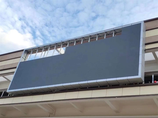 Zewnętrzne pełnokolorowe P10 wodoodporne HD wysokiej jasności Reklama LED Display Panel ekran