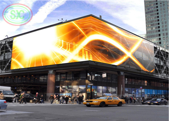 Regulowany kąt gigantyczny billboard zewnętrzny LED dostosować panel LED w centrum miasta