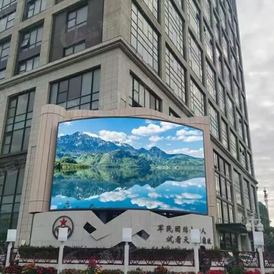 Wodoodporny zewnętrzny panel reklamowy z tablicą reklamową LED Smd Naprawiono zewnętrzny wyświetlacz LED P5 P6