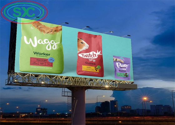Światłość wodoodporna tablica LED z 5000 nitami do reklamy zewnętrznej