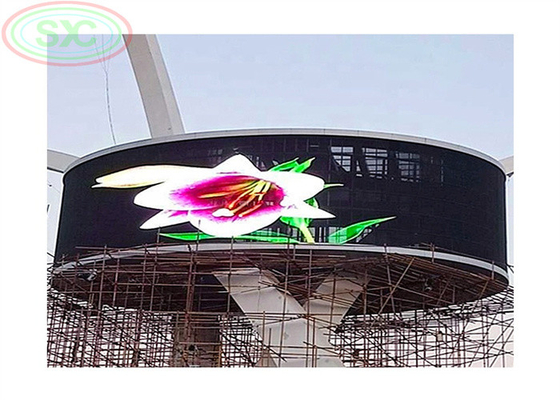 Wodoszczelny widoczny wnętrza G3.91-7.82 przezroczysty wyświetlacz LED LED billboard ściany LED