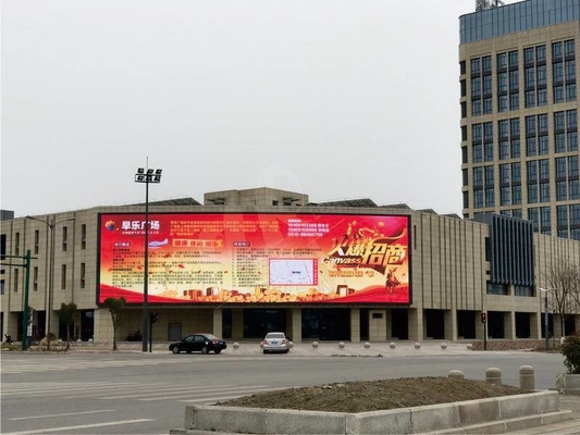 Reklama ledowy ekran billboardowy na zewnątrz Duży wyświetlacz wideo billboardowy w pełnym kolorze P8 Led Digital Billboard