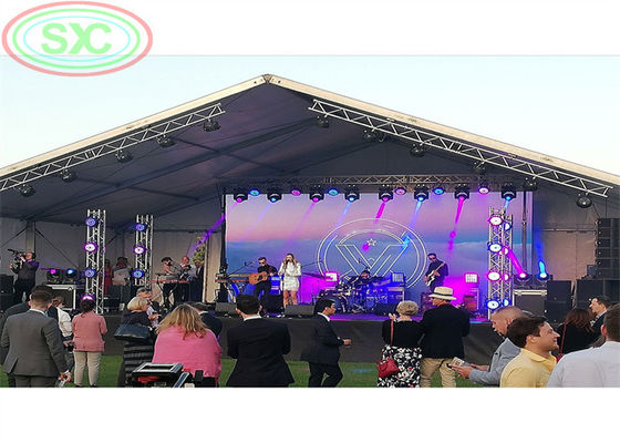 Wypożyczalny wyświetlacz LED wodoodporny P3 ekran LED do działalności kościelnej z szybkim rozmontowaniem i niskim uwalnianiem ciepła