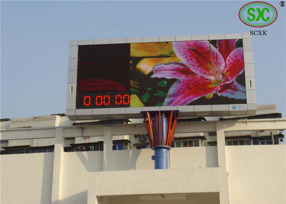 Dobra cena Wysoka częstotliwość odświeżania Elektroniczny Full Color P10 Programowalny Zewnętrzne LED wideo wyświetlanych Board w Internecie