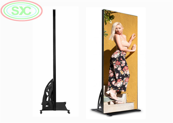 P2.5 Wnętrzny pełnokolorowy lustro SMD 1000cd/m2 Ekran plakatu wideo LED 640x640mm