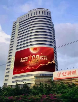 Nowy projekt Panel led P10 Kolorowy billboard na zewnątrz, stały ekran reklamowy LED