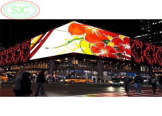 Ekran zewnętrzny P10 LED do reklamy w mediach