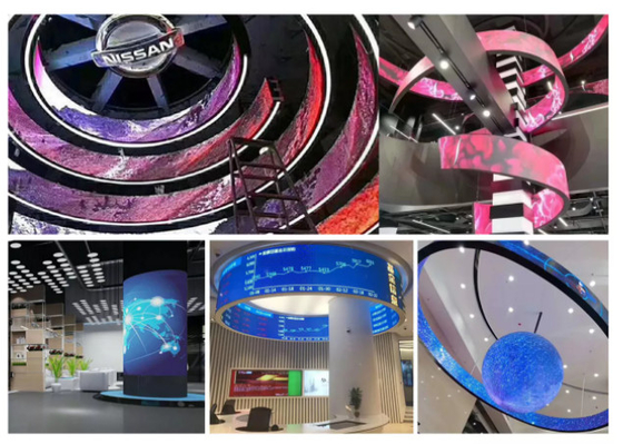 SMD2121 Led Type Transparent LED Screen z wodoodpornością IP43 i masą modułu 0,2 kg/PC