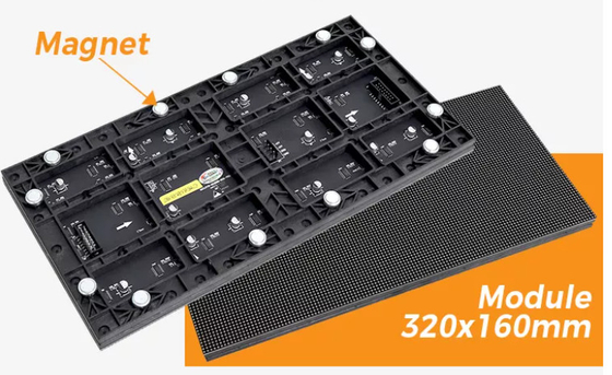 IP43 Wewnętrzny P2.5 Wysokiej rozdzielczości GOB Led Screen Full Color 2200CD/Sqm Jasność ekranu LED wewnętrzny