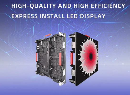 Zewnętrzny wyświetlacz HD P2.976 Led Screen Rental Cabinets Die Casting Aluminium 3840Hz pełnokolorowy wyświetlacz LED