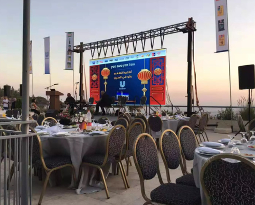 Zewnętrzny wyświetlacz HD P2.976 Led Screen Rental Cabinets Die Casting Aluminium 3840Hz pełnokolorowy wyświetlacz LED