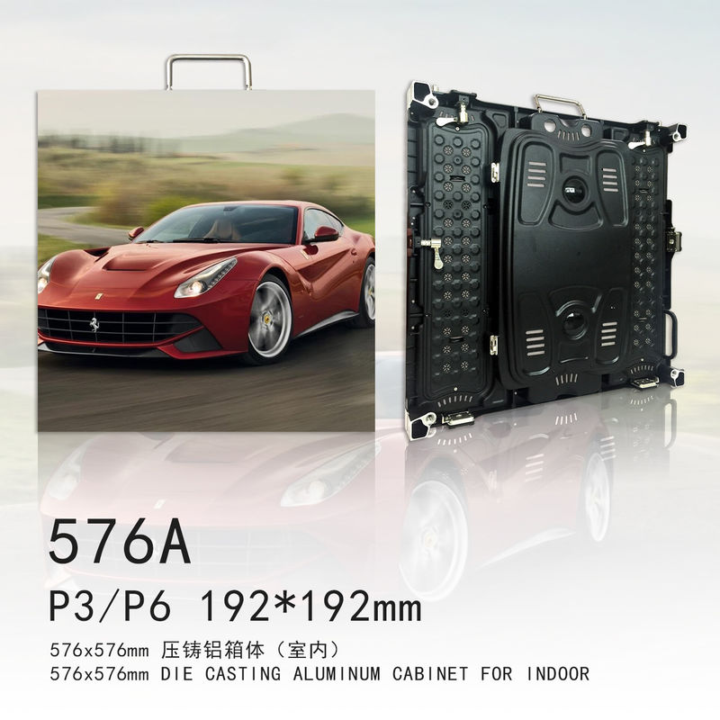 P3 Indoor Rental Led Screen Casting Aluminiowa obudowa Rozdzielczość 4K IP43