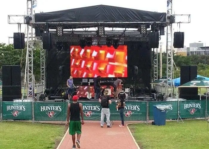 Ekran reklamowy LED P10 zewnętrzny, wodoodporny IP65, 5000cd/m²