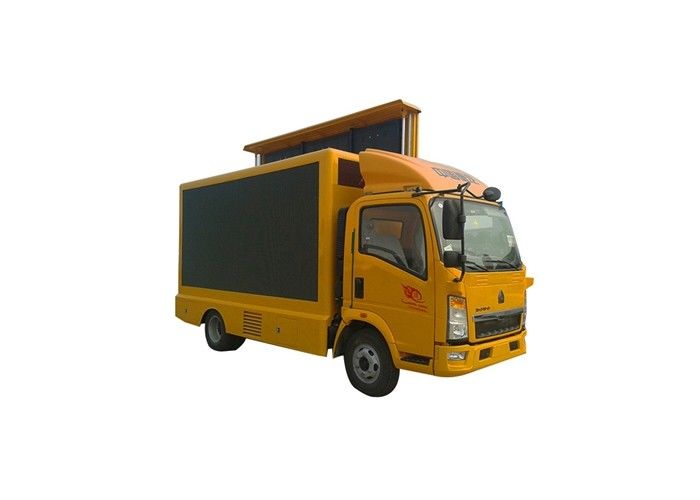 Zewnętrzna tablica ścienna wideo LED zamocowana na ciężarówce P6.67 z wodoodpornością IP65