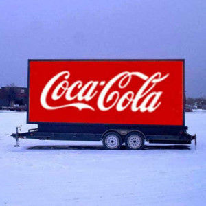 P6 pełnokolorowy furgonetka na zewnątrz Mobilna ciężarówka Reklama LED Display LED Video Panel przyczepy