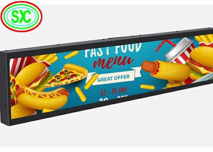 Ekran LED półkowy P1.875 COB 900x60mm 800cd/m² dla handlu detalicznego