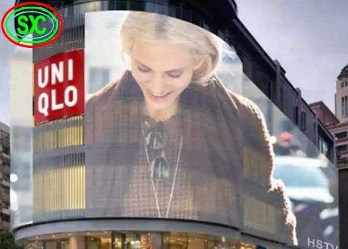 P8.93 Przejrzysta dioda LED przezroczysta ściana wideo Ekran WIFI 3G kontroler Epistar chip