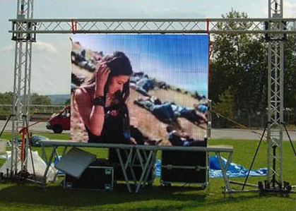 Ekran widoczny na zewnątrz Wideo P8 o jasności 7000cd 3840Hz Duży ekran IP65 P1.25 COB