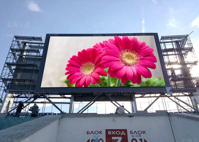 P6 Reklama Zewnętrzna pełnokolorowa ekran LED SMD Wysoka jasność