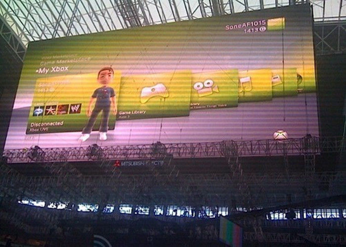 P10 Zewnętrzne pełnobarwne billboardy LED Wyświetlacz 10mm Pixel IP65 wodoodporny 10000cd/M2