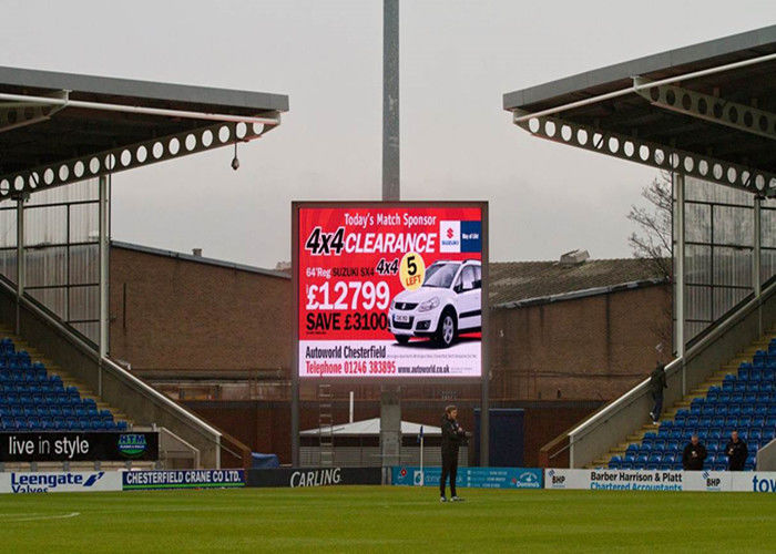 Stadium Square RGB SMD P10 Zewnętrzny kolorowy wyświetlacz LED Ekrany reklamowe Billboard