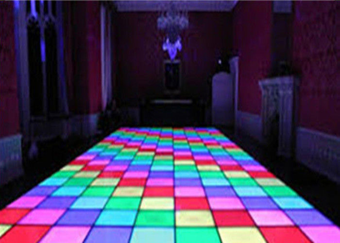 Chiny SMD3535 Sound Active Dj Led Disco Dance Floor Ciepłe białe panele wiązki