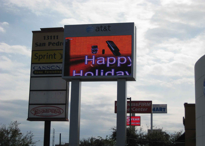 10mm Pixel Pitch Outdoor LED billboards pełnokolorowe, reklamy komercyjne LED display