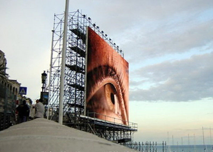 Wysoka częstotliwość odświeżania SMD3535 Outdoor Full Color P6 Advertising Billboard