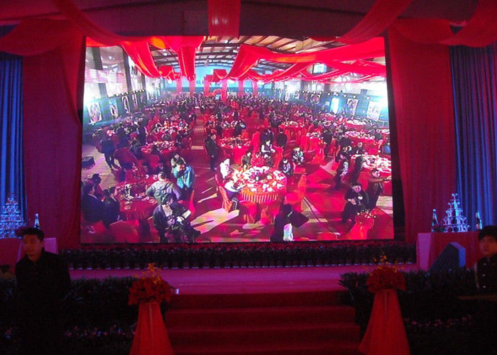 Wynajem ekranu P2 w pełnym kolorze HD LED Video Wall For Stage Background