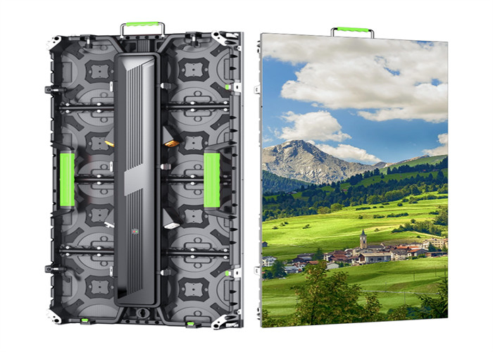 Zewnętrzny Wewnętrzny HD Scene Background Slim Led Display P3.9 Rental LED Video Wall