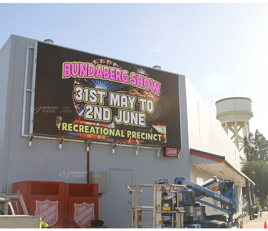 P10 Zewnętrzny pełnokolorowy wyświetlacz LED 10mm Pixel Pitch IP65