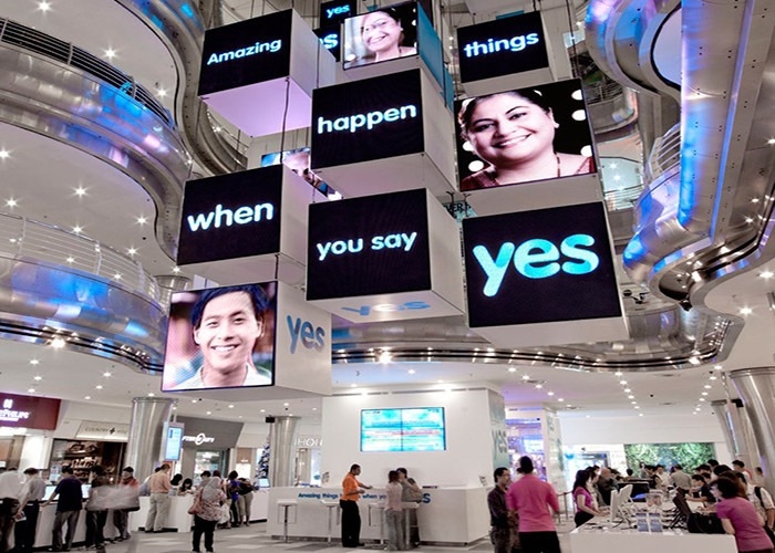 Reklama Komercyjna Wypożyczalnia Ekran LED wodoodporny Digital Display Board P6 Łatwa instalacja