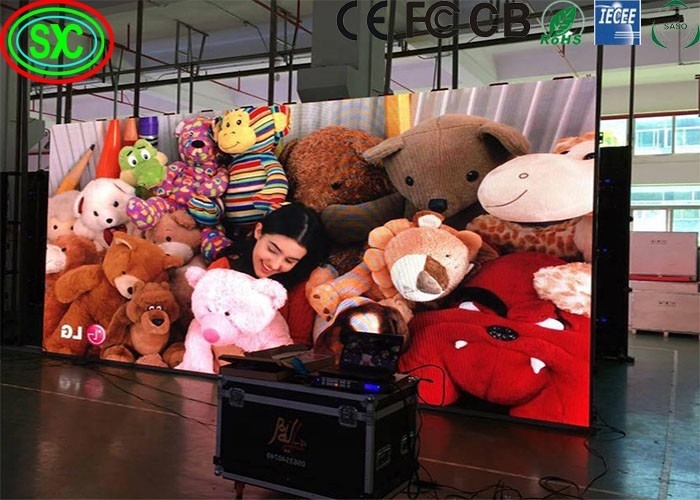 P2.5 SMD Indoor RGB LED Rental Screen HD Die-Cast Aluminium Chassis, 3 Years Warranty