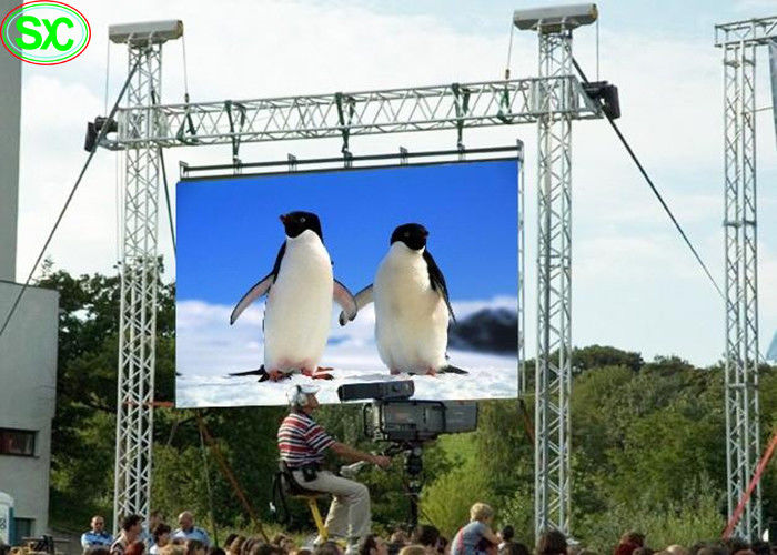 Outdoor Movable Hanging P10 Rental LED Display Board Waterproof